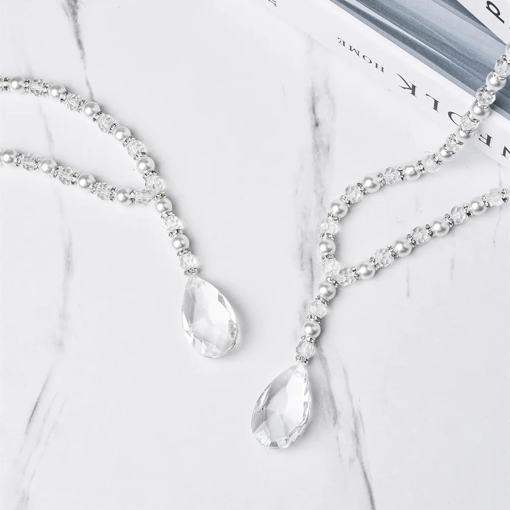 Elegant Crystal Curtain Tiebacks